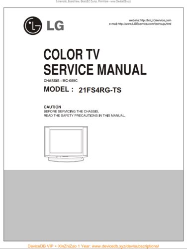 Lg 21fs4rg ts tv service manual. - Murray select 20 lawn mower manual.