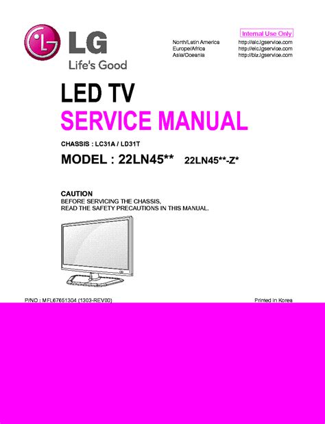 Lg 22ln450u led tv service manual. - Manuale di riparazione del servizio icom ic t81.