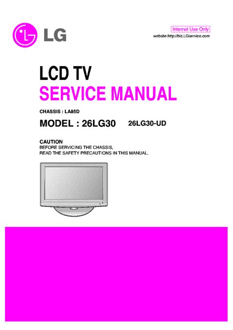 Lg 26lg30 26lg30 ud lcd tv service manual. - Solution manual to system dynamics ogata.
