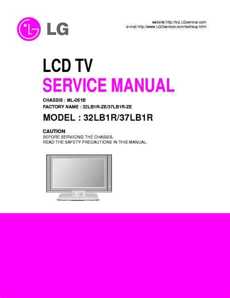 Lg 32lb1r 37lb1r lcd tv service manual. - 1966 ford 3000 manuale del trattore.