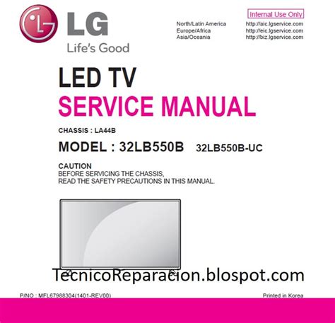 Lg 32lb550b 32lb550b uc led tv service manual. - Manual del transmisor de temperatura de yokogawa.