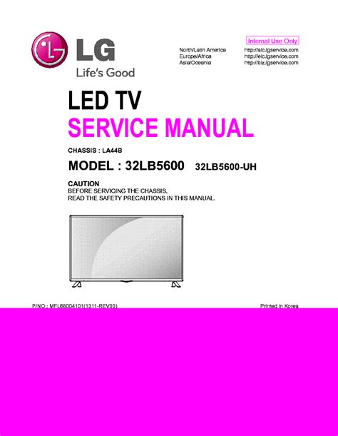Lg 32lb5600 32lb5600 uh led tv service manual. - 170 parti del manuale del caricatore del minipala jcb.