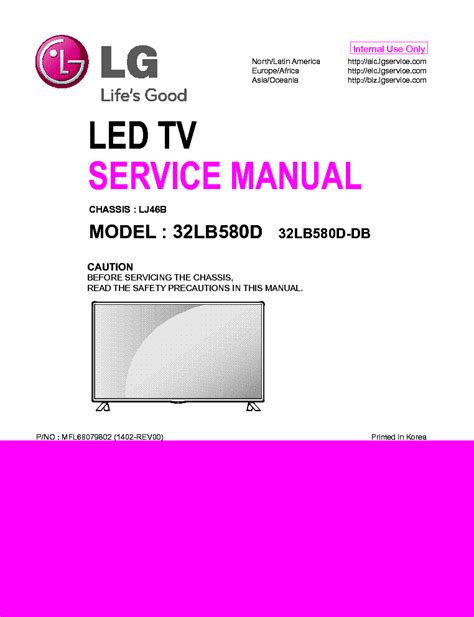 Lg 32lb580d 32lb580d db led tv service handbuch. - E46 m3 problemi di trasmissione manuale.