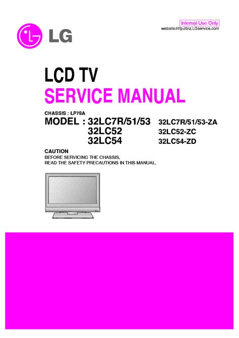 Lg 32lc51 lcd tv service handbuch reparaturanleitung. - Manual de reparacion citroen c5 v6.
