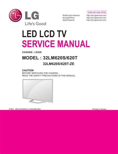 Lg 32lm620s 620t ze led tv lcd manuale di servizio. - Nissan micra 2015 service repair manual.