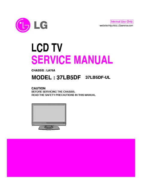 Lg 37lb5df 37lb5df ul lcd tv service manual. - Ktm 950 super enduro 2007 reparaturanleitung.