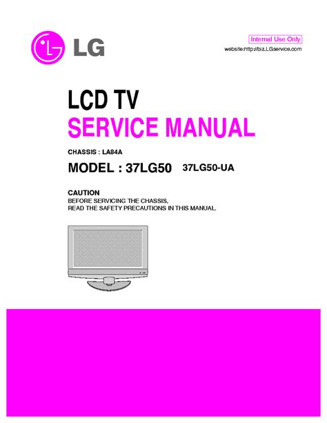 Lg 37lg50 37lg50 ua lcd tv service manual. - Holden viva 2015 service and repair manual.