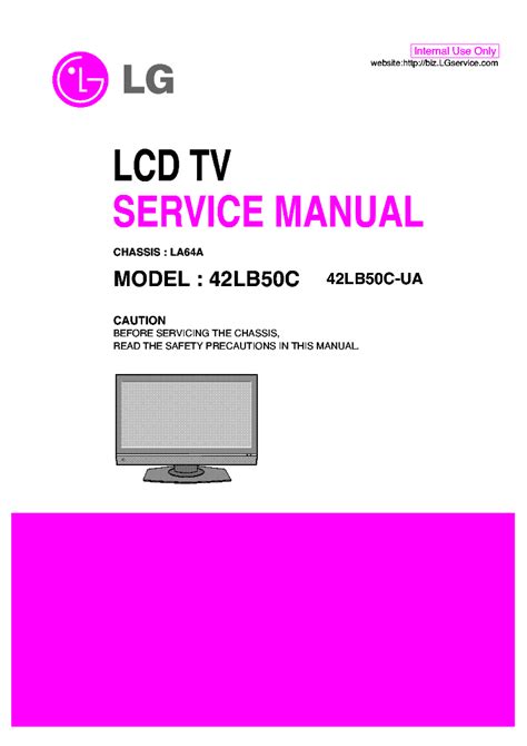 Lg 42lb50c 42lb50c ua lcd tv service manual. - Manual de servicio de yamaha dt200r.
