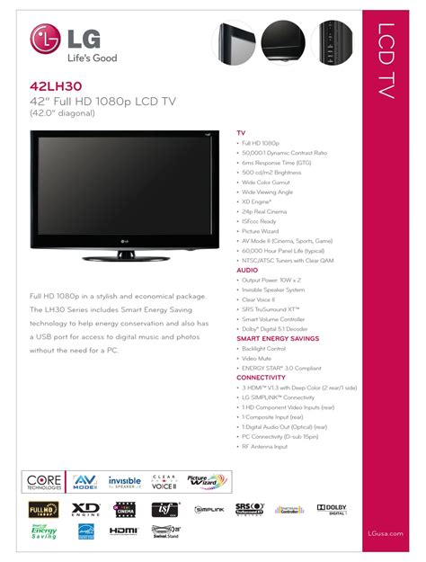 Lg 42lh30 42lh30 ua lcd tv service manual. - French 3b final exam study guide answers.