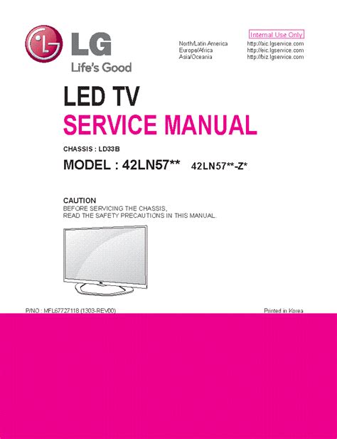 Lg 42ln570s led tv service manual. - Kancelaria grodzka chełmska od xv do xviii wieku.