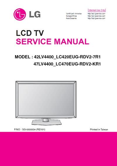 Lg 42lv4400 lcd tv service manual download. - Lpd 422a fm lambda power supply manual.