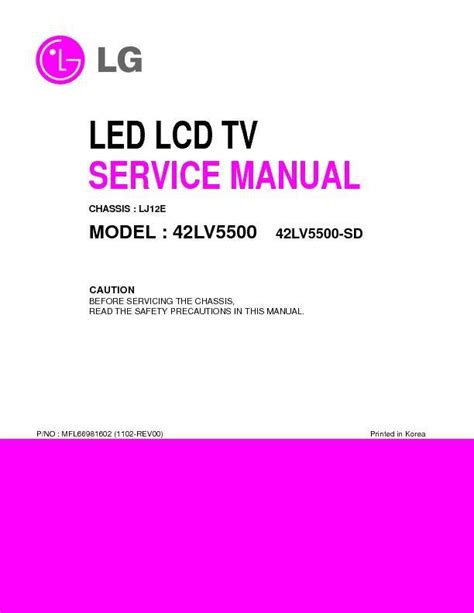 Lg 42lv5500 sd service manual and repair guide. - Polaris atv 2006 predator 50 90 sportsman 90 repar manual improved instant download.