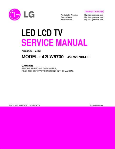 Lg 42lw5700 42lw5700 ue led lcd tv service manual download. - Em defensa da moral e dos bons costumes..