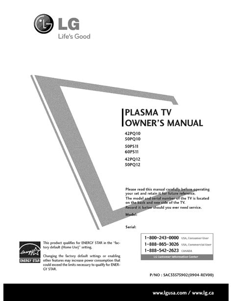 Lg 42pc5d 42pc5dc plasma tv service manual repair guide. - Blut ihren h nden jaye ford.