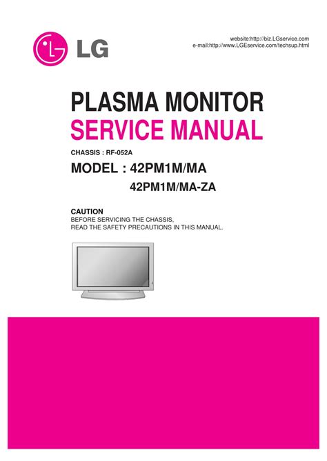 Lg 42pm1m ma za plasma monitor service manual download. - Coats model 310 manual tire changer.
