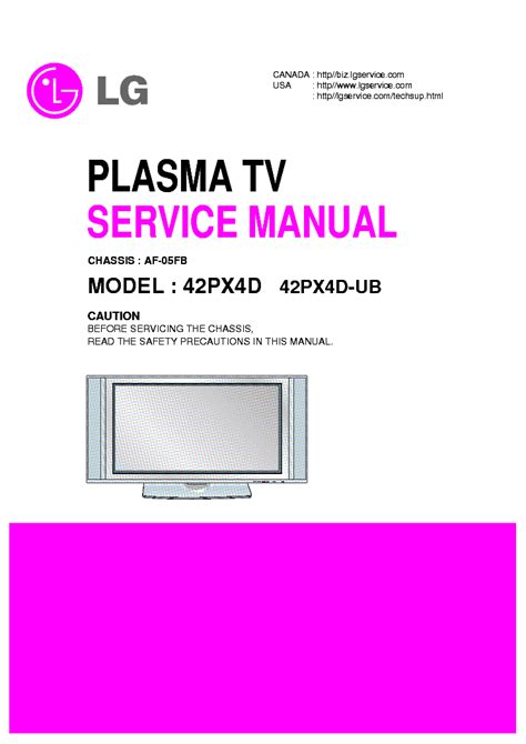 Lg 42px4d 42px4d ub plasma tv service manual. - Ley sobre autorización para transplantar organos y materiales anatómicos humanos y su reglamento.