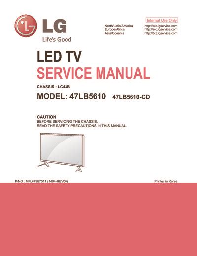 Lg 47lb5610 47lb5610 dc led tv service manual. - Ensaio sobre a extensão dos limites da beneficencia a respeito, assim dos homens, como dos ....