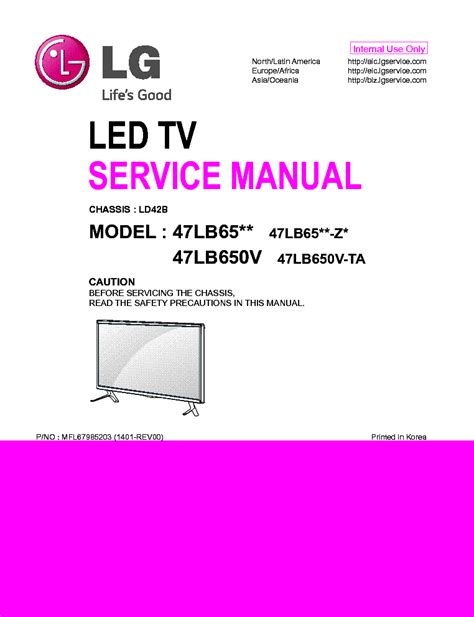 Lg 47lb650v 47lb650v ta led tv service manual. - Ford 6000 cd audio manuale radio.