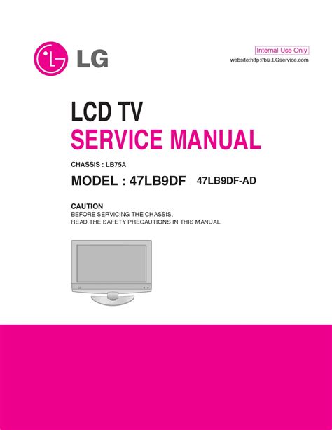 Lg 47lb9df 47lb9df ad lcd tv service manual download. - Computer modeling of water distribution systems m32 awwa manual of water supply practice.