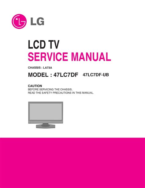 Lg 47lc7df lcd hdtv service manual repair guide. - Yamaha waveblaster ii wb760 workshop repair manual download.