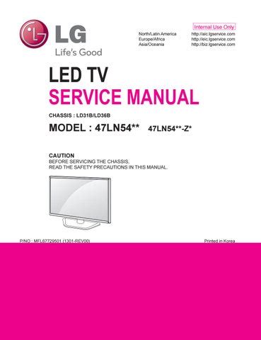 Lg 47ln540v led tv service manual. - Beknopt leerboek van de staatsinrichting van de nederlandse antillen.