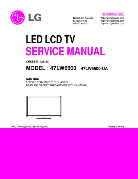 Lg 47lw6500 ua service manual repair guide. - Contos e lendas da europa medieval.