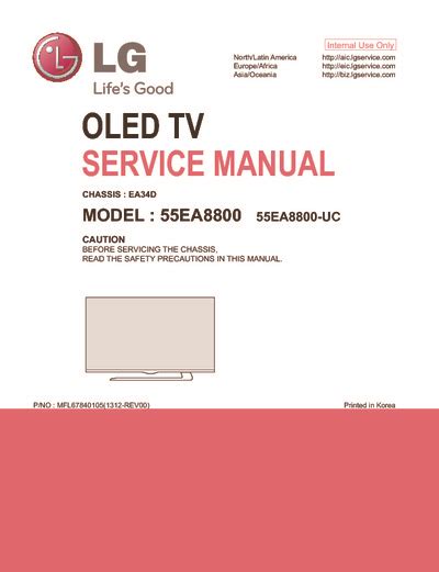 Lg 55ea8800 55ea8800 tc tv service manual. - Fallout 3 collectors edition prima official game guide.