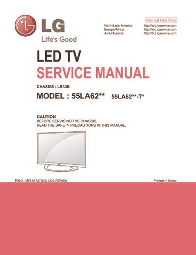 Lg 55la6200 55la6200 da led tv service manual. - Ward lock red guide the yorkshire dales.
