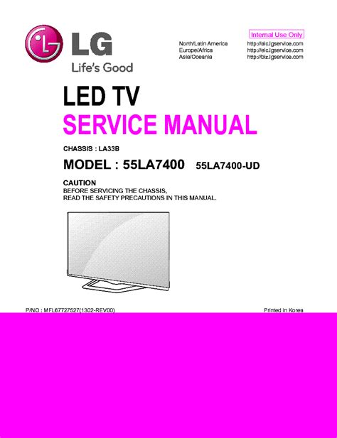 Lg 55la7400 led tv service manual. - Assédio moral na relação de emprego.