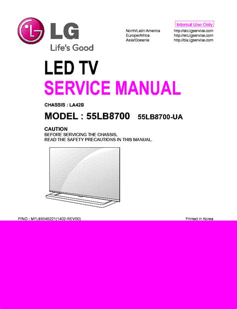 Lg 55lb8700 55lb8700 ua led tv service manual. - Los 7 hábitos de las familias altamente efectivas.