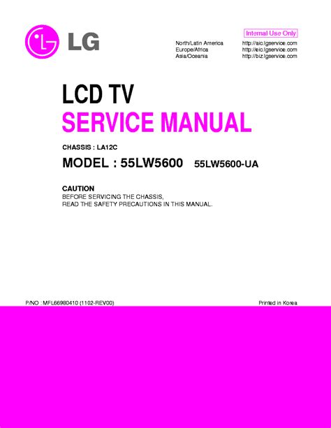 Lg 55lw5600 55lw5600 ua service manual repair guide. - Kubota b1550 e traktor teile handbuch illustrierte liste ipl.