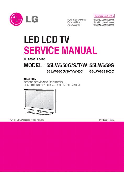 Lg 55lw650g s t w 55lw659s led lcd tv service manual. - Solution manual categorical data alan agresti.