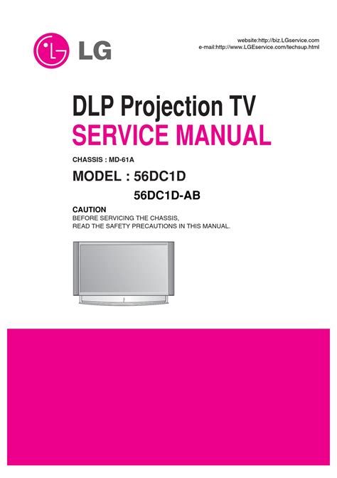 Lg 56dc1d 56dc1d ab tv service manual. - Owners manual for 2008 dodge avenger.
