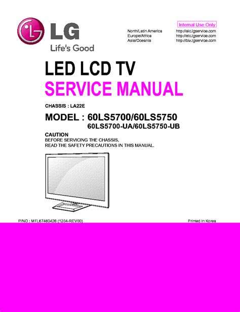 Lg 60ls5700 ua 60ls5750 ub led lcd tv service manual. - Avionics elements software and functions the avionics handbook second edition.