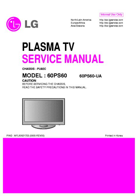 Lg 60ps60 60ps60 ua plasma tv service manual. - Original mg t series the restorers guide to mg ta tb tc td and tf.