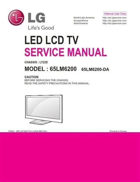 Lg 65lm6200 ub service manual and repair guide. - Manual de reparaciones husqvarna te 310.