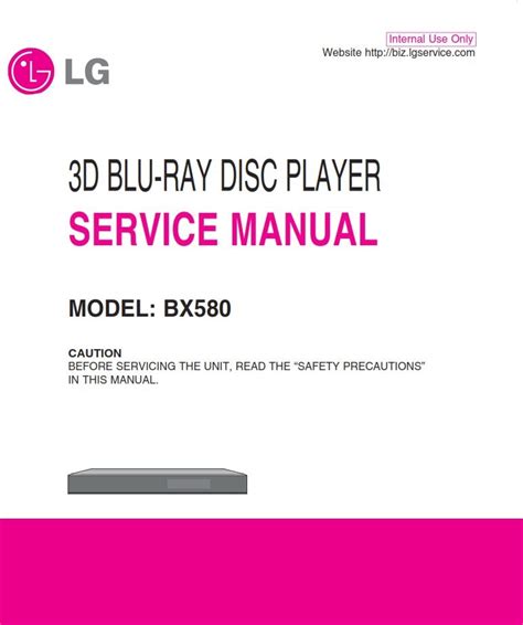 Lg bx580 3d blu ray disc player service manual. - Mtd thorx 35 ohv repair manual.