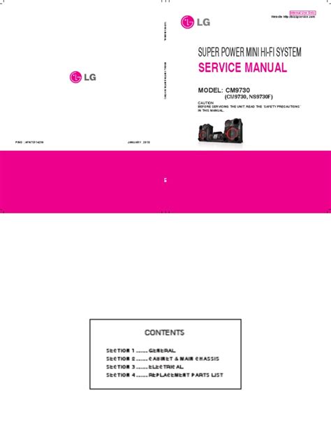 Lg cm9730 super power mini hi fi system service manual. - Thinking like a writer a lawyers guide to effective writing and editing.