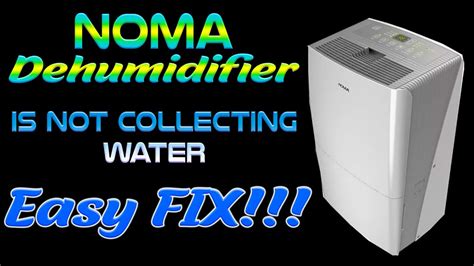 How do you fix a dehumidifier that is not collecting waterIf your dehumidifier isn't collecting water, it's not working. Try resetting the dehumidifier by t.... 