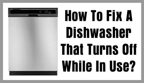 Lg dishwasher shuts off mid cycle. Here’s how to do it: See if the correct switch is on. If the switch is on, try resetting the circuit breaker. Unplug everything that is connected to the line. Turn it off for 5 seconds, then turn it back on. Plug the washer back and see if this solves the problem. If your LG washer still won’t turn on despite having power from the outlet ... 