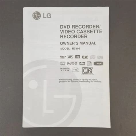 Lg dvd vcr combo instruction manual. - Monitors tegus and related lizards complete pet owners manuals.