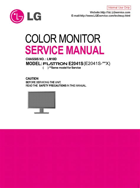 Lg e2041s monitor service manual download. - Mazda 6 gj series 2012 2014 repair owners manual.