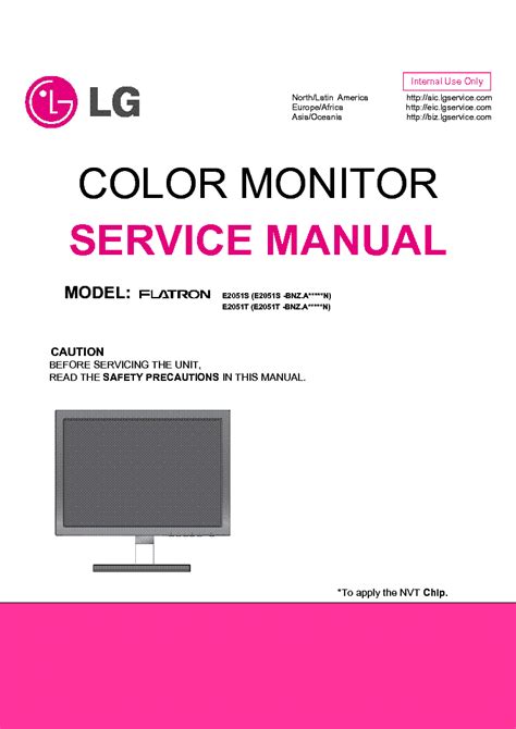 Lg e2051s e2051t monitor service manual. - Orodha vyuo vya afya vya serikali.