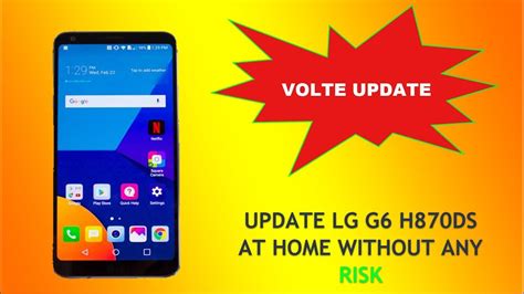 Lg g6 h870ds software update. .  ...