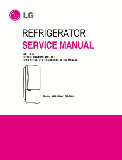 Lg gm 589wv gm 589ni manuale di servizio frigorifero. - California personnel analyst test study guide.