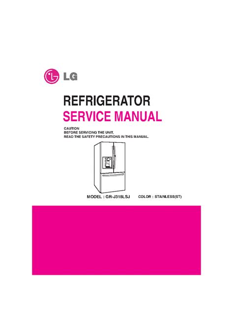 Lg gr j318lsj refrigerator service manual. - Venta de ganado por el martillero..