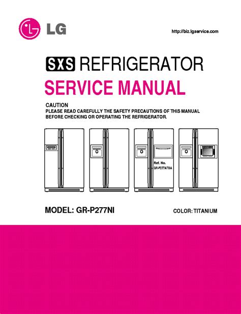 Lg gr p277ni refrigerator service manual. - Derecho procesal del trabajo en el perú.