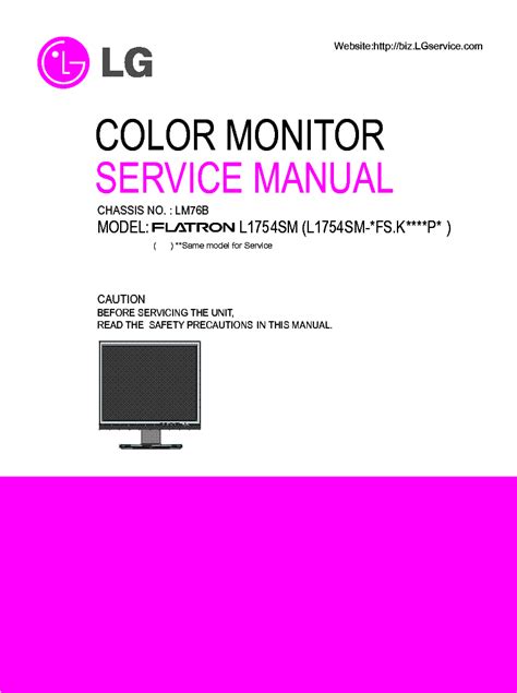 Lg l1754sm monitor service manual download. - Hitachi table saw manualshitachi television service manuals.