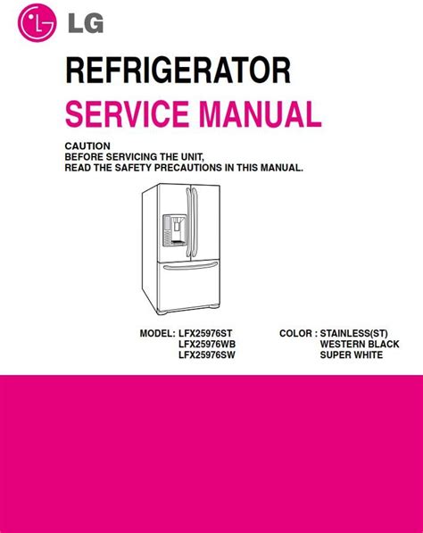 Lg lfx21976st service manual repair guide. - Yanmar yeg series diesel powered generators service repair workshop manual.
