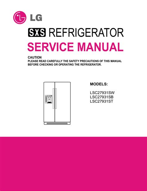 Lg lsc27931st service manual repair guide. - Charter remote guide button not working.